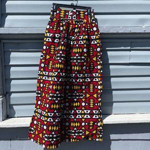 African prints skirt